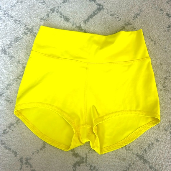 Five The Label Dance Booty Shorts. AS Canary Yellow. Like New! - Picture 1 of 4